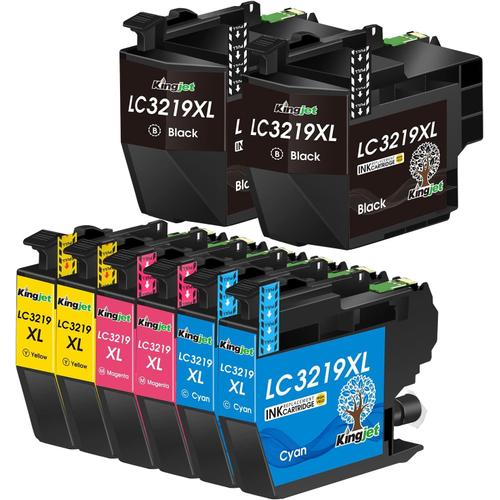 LC3219XL Cartouches d'encre Compatible avec Brother LC3217 3219XL pour Brother MFC-J5330DW MFC-J5335DW MFC-J5730DW J5335DW MFC-J5930DW MFC-J6530DW MFC-J6930DW MFC-J6935DW (8 Pack)