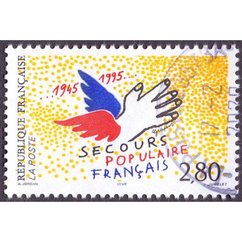Timbre Secours Populaire Français 1945-1995
