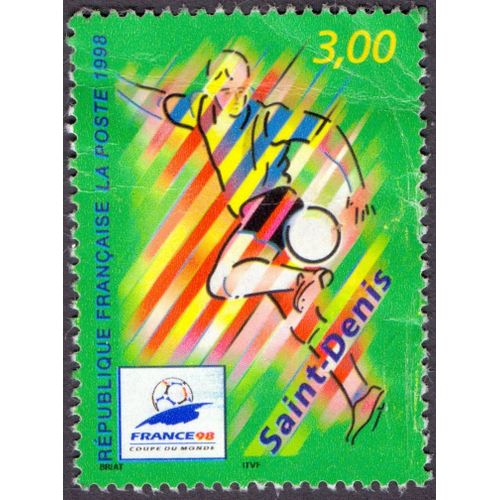 Timbre Coupe Du Monde De Football France 98, Saint Denis