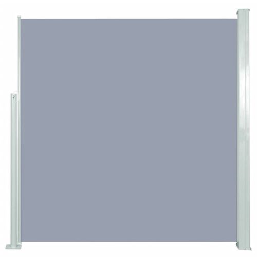 Auvent Latéral Rétractable 140 X 300 Cm Gris