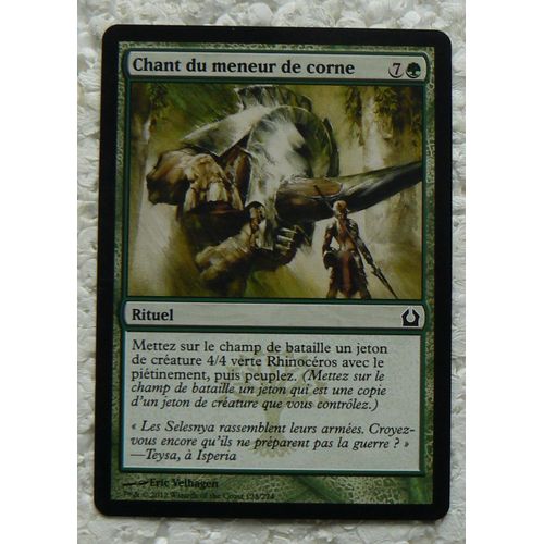 Chant Du Meneur De Corne - Rituel - Retour Sur Ravnica - Commune - Vf