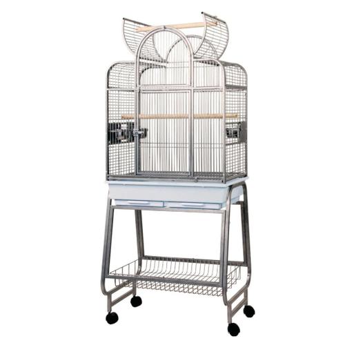 Cage Pour Perroquets Villa Bianca Gris 67,7 X 51,5 X 154 Cm Strong