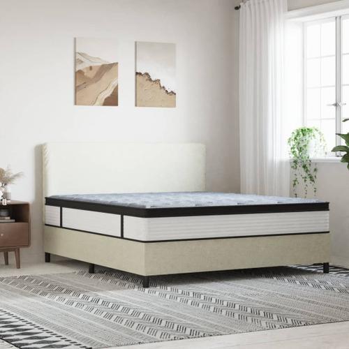 Vidaxl Matelas À Ressorts Ensachés Moyen Plus 180x200 Cm