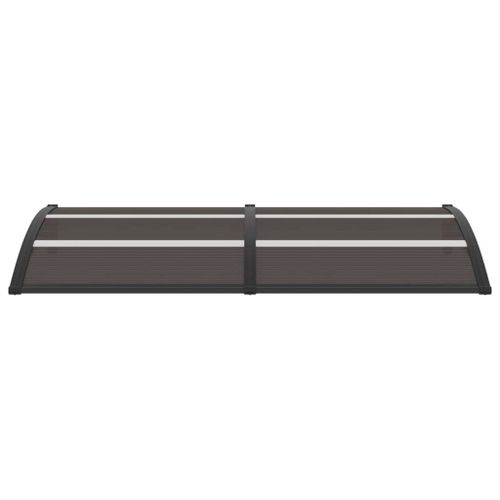 Vidaxl Auvent De Porte Noir 200x75 Cm Pc