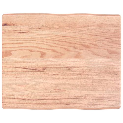 Vidaxl Dessus De Bureau Marron Clair 60x50x6 Cm Bois Chêne Traité