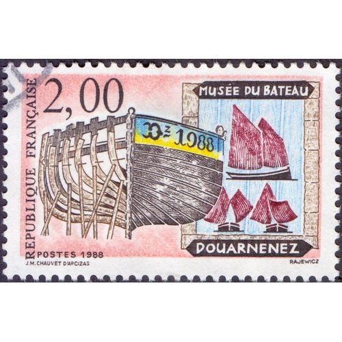 Timbre Musée Du Bateau Douarnenez