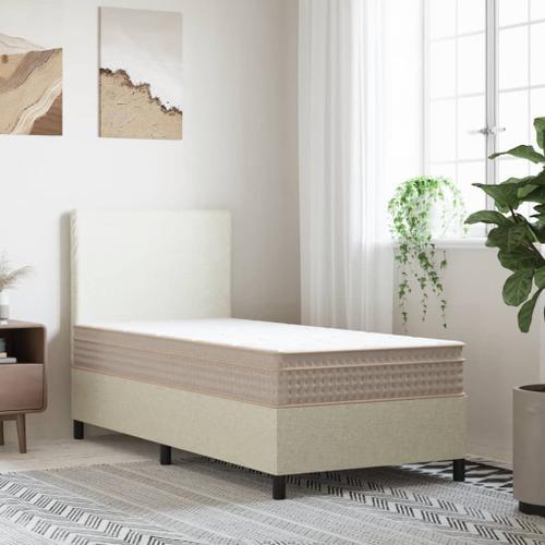 Vidaxl Matelas À Ressorts Ensachés Moyen Plus 90x190 Cm