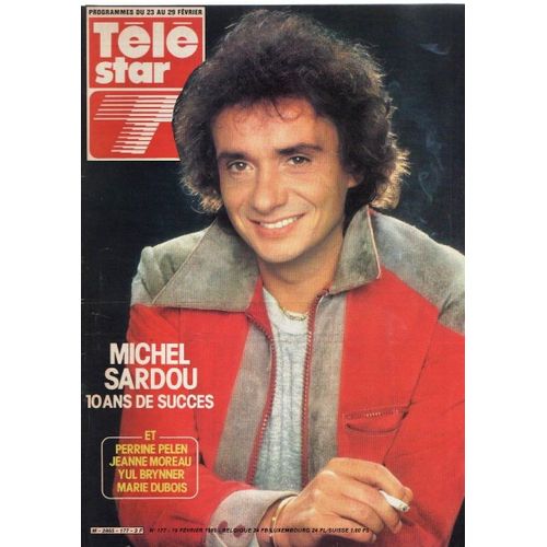 Tele Star 177 1980 Michel Sardou/Marie Dubois/Jeanne Moreau