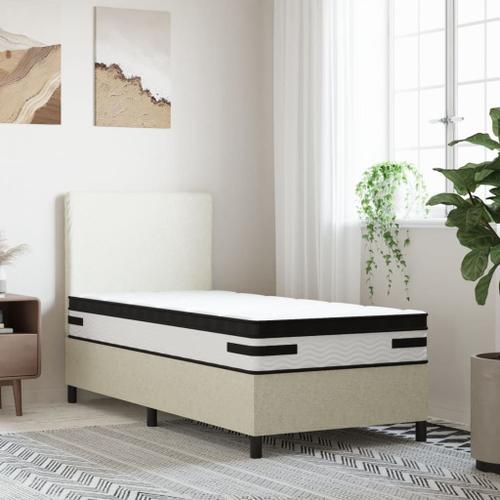 Vidaxl Matelas À Ressorts Ensachés Moyen Plus 80x200 Cm