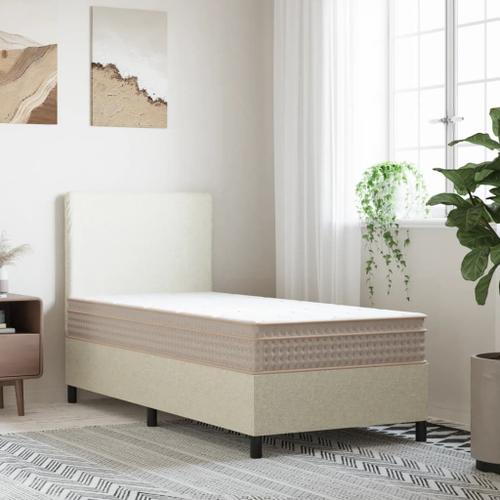 Vidaxl Matelas À Ressorts Ensachés Moyen Plus 90x200 Cm