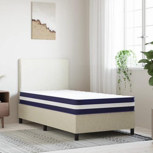 Vidaxl Matelas À Ressorts Ensachés Dureté Moyenne 90x200 Cm