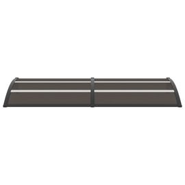 Vidaxl Auvent De Porte Noir 240x75 Cm Pc