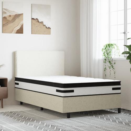 Vidaxl Matelas À Ressorts Ensachés Moyen Plus 100x220 Cm