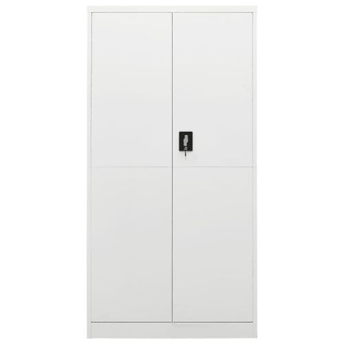 Vidaxl Armoire À Casiers Blanc 90x40x180 Cm Acier