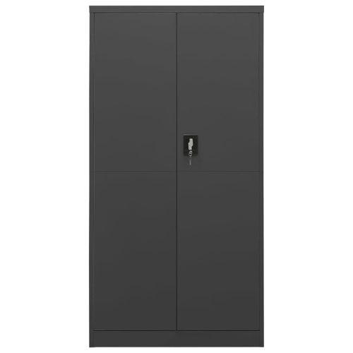 Vidaxl Armoire À Casiers Anthracite 90x40x180 Cm Acier