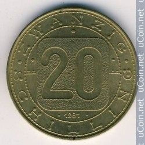 Autriche ( Osterreich) . Monnaie Commémorative : Les Neuf Provinces Autrichiennes Valeur Faciale = 20 Schilling. Année = 1980. Métal = Bronze-Alu.