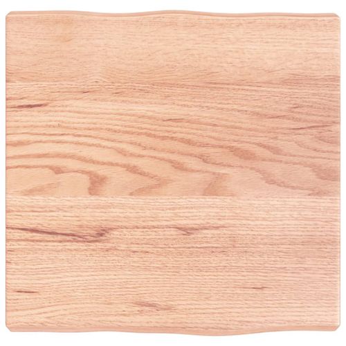 Vidaxl Dessus De Table Bois Massif Traité Bordure Assortie