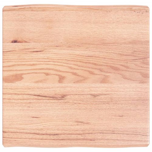 Vidaxl Dessus De Table Bois Massif Traité Bordure Assortie