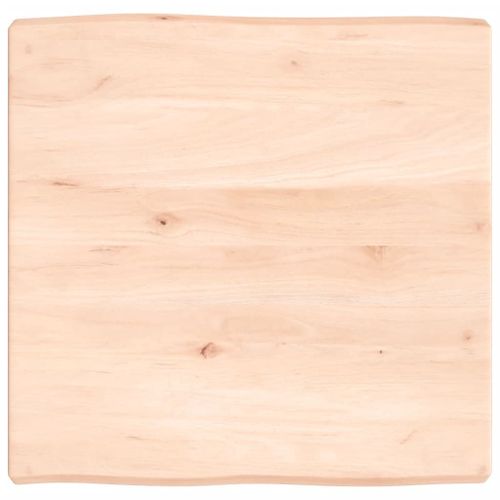 Vidaxl Dessus De Table Bois Massif Non Traité Bordure Assortie