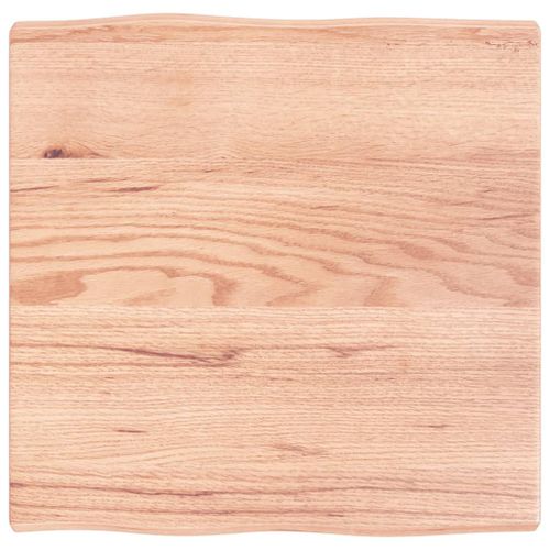 Vidaxl Dessus De Table Bois Massif Traité Bordure Assortie