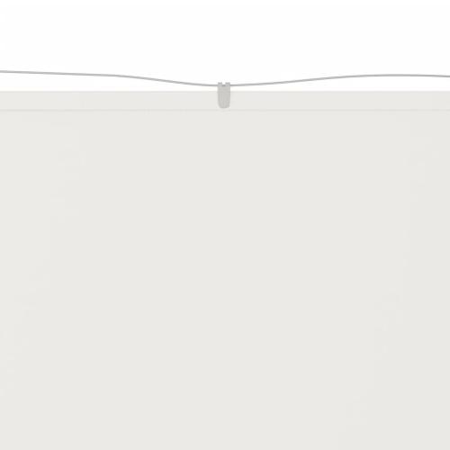 Vidaxl Auvent Vertical Blanc 140x1200 Cm Tissu Oxford