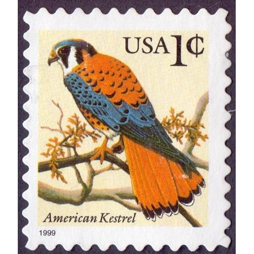 Timbre American Kestrel Usa 1c