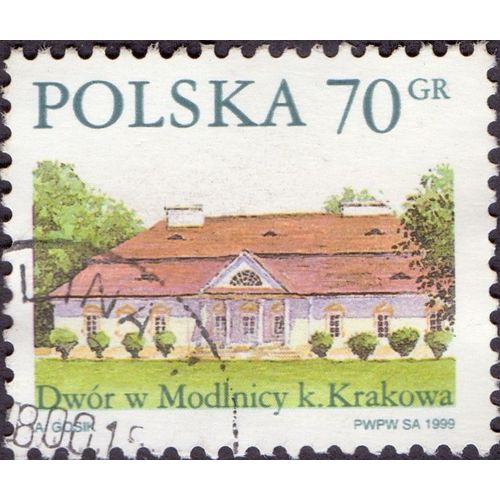 Timbre Dwor W Modlnicy K.Krakowa.Polska.70gr