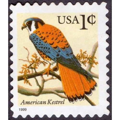 Timbre American Kestrel Usa 1c