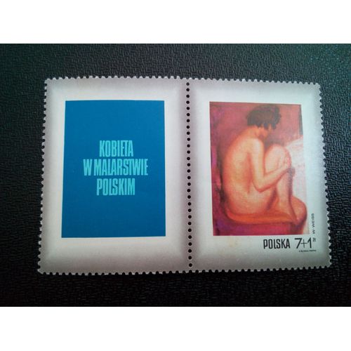 Timbre Pologne Yt 1964 Nu, De Wojciech Weiss (1875-1950) 1971 ( 20404 )