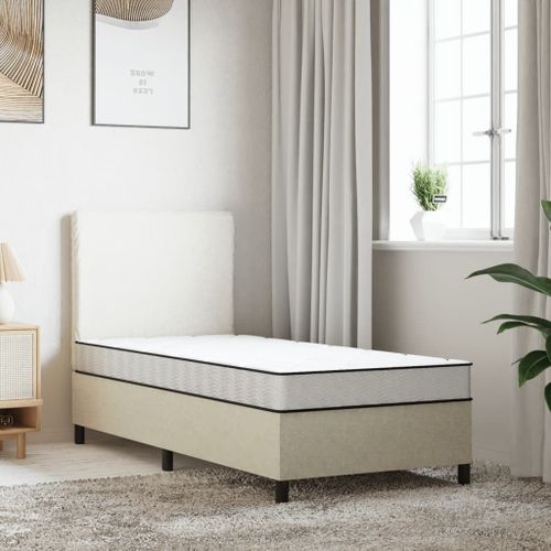 Vidaxl Matelas En Mousse Moyennement Doux 90x190 Cm