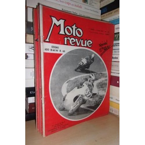 Moto Revue N° 1693: 30 Mai 1964. 52e Année. (Spécial Vitesse. Essai 600 Bmw R 60)