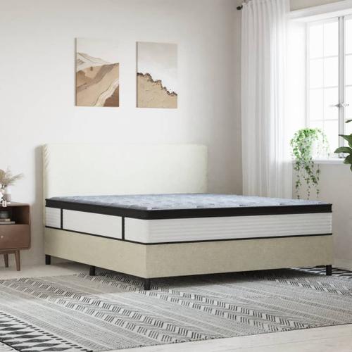 Vidaxl Matelas À Ressorts Ensachés Moyen Plus 160x200 Cm