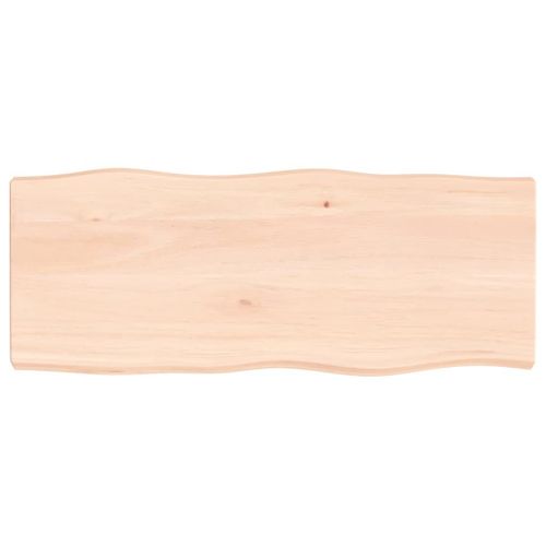 Vidaxl Dessus De Table Bois Massif Non Traité Bordure Assortie