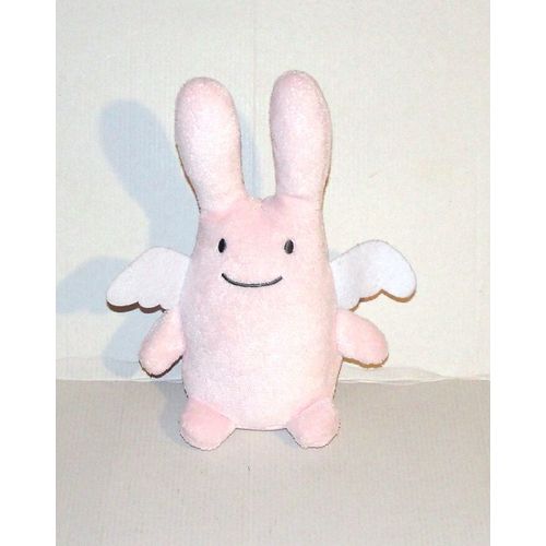 Lapin Rose Musical Trousselier Peluche Doudou Lapin Ange Berceuse 23 Cm