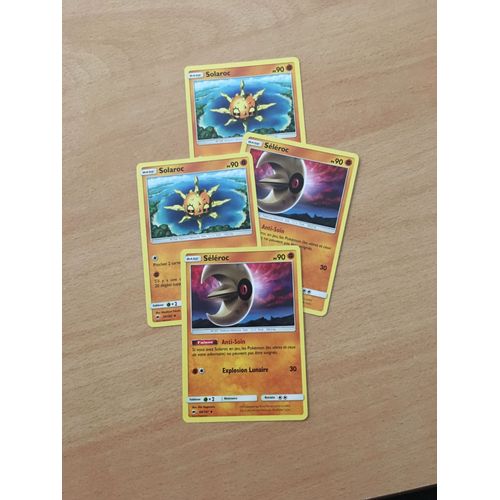 (1507) 2x Solaroc + 2x Séléroc (Pokemon)