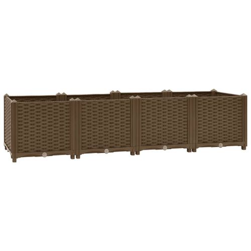 Vidaxl Lit Surélevé 160x40x38 Cm Polypropylène