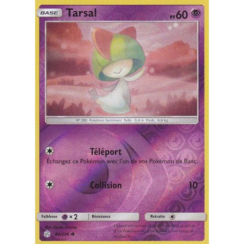 Carte Pokemon - Tarsal - 80/236 - Reverse - Sl12 Éclipse Cosmique