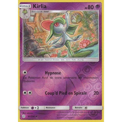 Carte Pokemon - Kirlia - 81/236 - Reverse - Sl12 Éclipse Cosmique