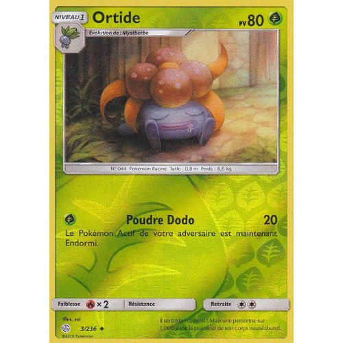 Carte Pokemon - Ortide - 3/236 - Reverse - Sl12 Éclipse Cosmique