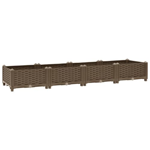 Vidaxl Lit Surélevé 160x40x23 Cm Polypropylène