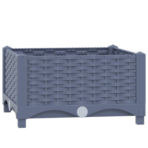 Vidaxl Lit Surélevé 40x40x23 Cm Polypropylène