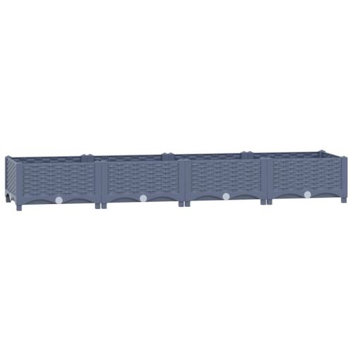 Vidaxl Lit Surélevé 160x40x23 Cm Polypropylène