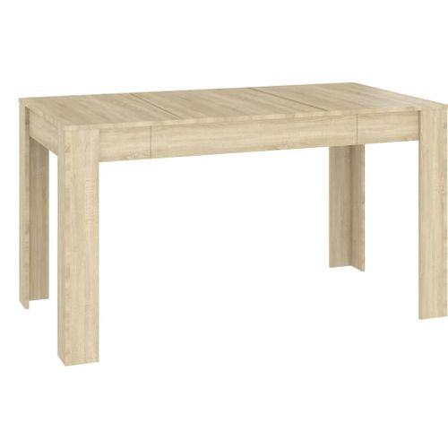 Vidaxl Table De Salle À Manger Chêne Sonoma 140x74,5x76 Cm Aggloméré