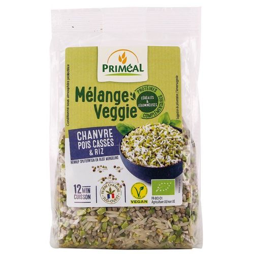 Melange Veggie Chanvre Pois Casses Et Riz 300g