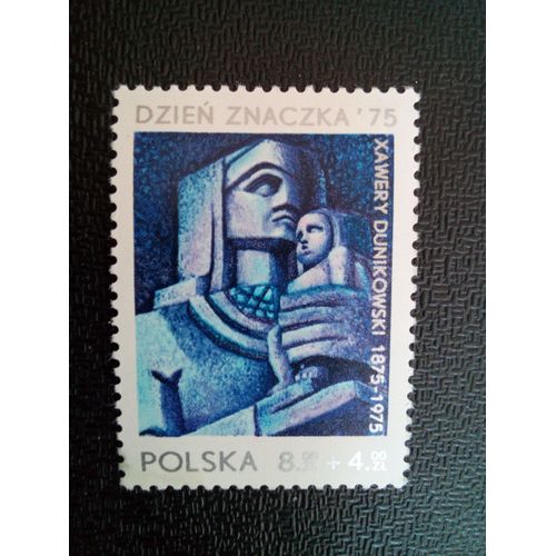 Timbre Pologne Yt 2247 Xawery Dunikowski (1875-1964), Sculpteur 1975 ( 20404 )