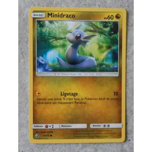 Carte Pokemon Française. Minidraco 34/ 70 Majesté Des Dragons