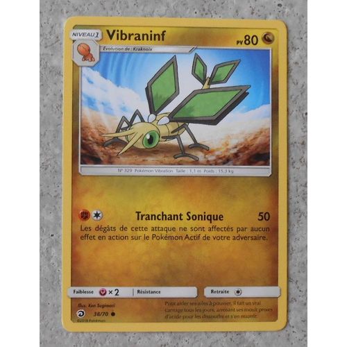 Carte Pokemon Française. Vibraninf 38/ 70 Majesté Des Dragons