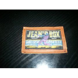 Écusson À Coudre Jean's Box