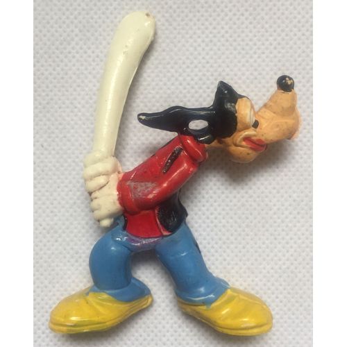 Figurine Dingo Baseball Avec Batte, Dessin Animé, Walt Disney, Animation
