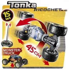 Hasbro Tonka - 94632 - Véhicule Radio Commande - Tonka Monster Ricochet Le Nouveau Véhicule Radio-Commandé Ricochet Offre Un Maximum De Puissance Et De Vitesse ! 45 Cm De Long Monter Truck 15 Km/H